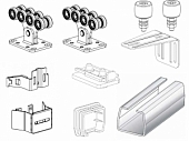 Комплектующие для откатных ворот весом до 300 кг или шириной до 4м балка оцинкована (набор-комплект)